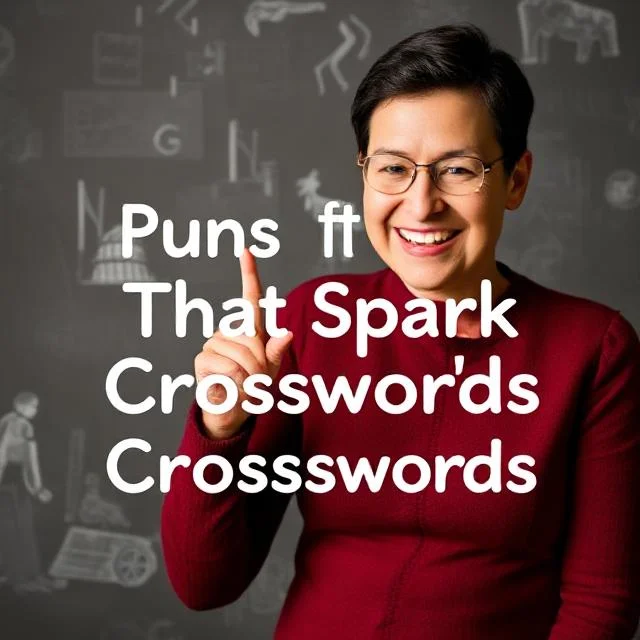 Laugh-Lit Puns That Spark Crosswords