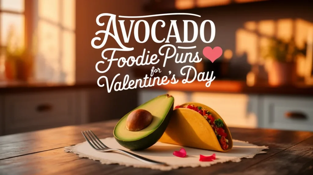Avocado Foodie Puns for Valentine’s Day