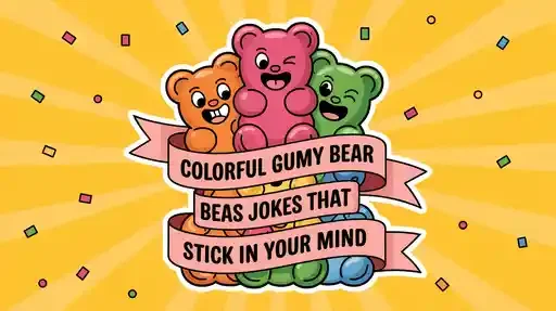 Colorful Gummy Bear Jokes That Stick in Your Mind
