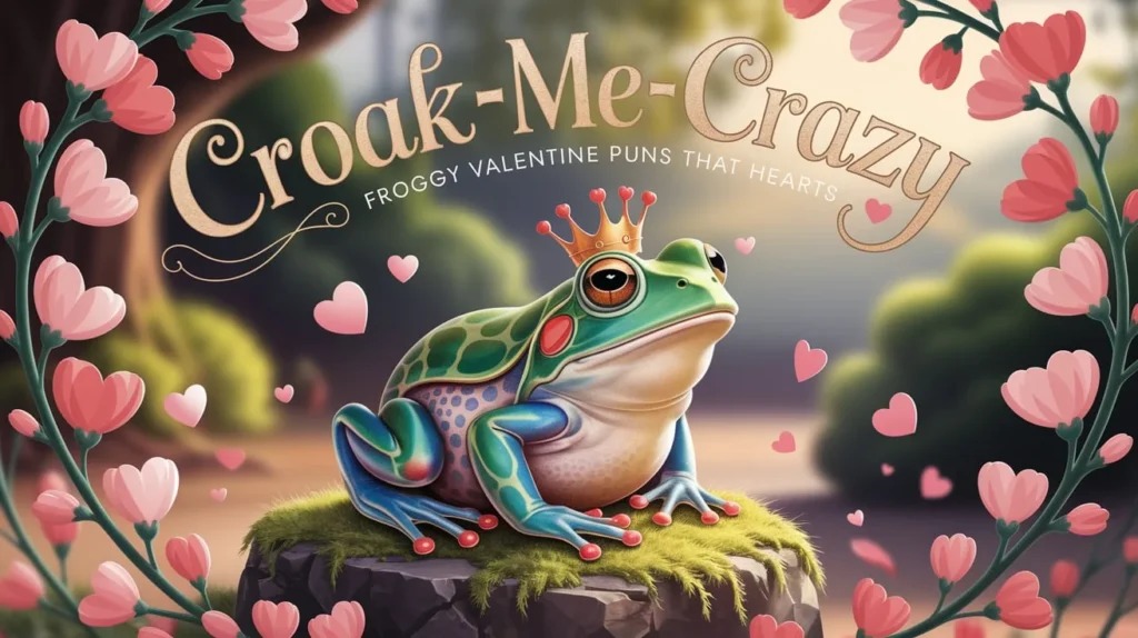 Croak-Me-Crazy: Froggy Valentine Puns That Melt Hearts 
