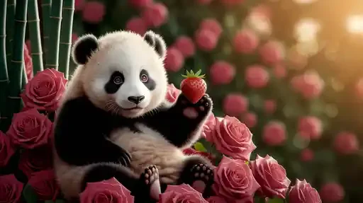 Cute Panda Puns for Valentine’s Day Cards