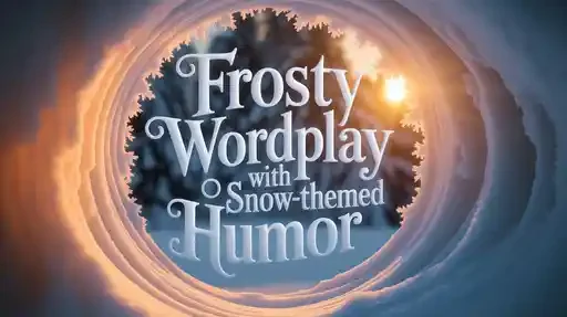 Frosty Wordplay with Snow-Themed Humor