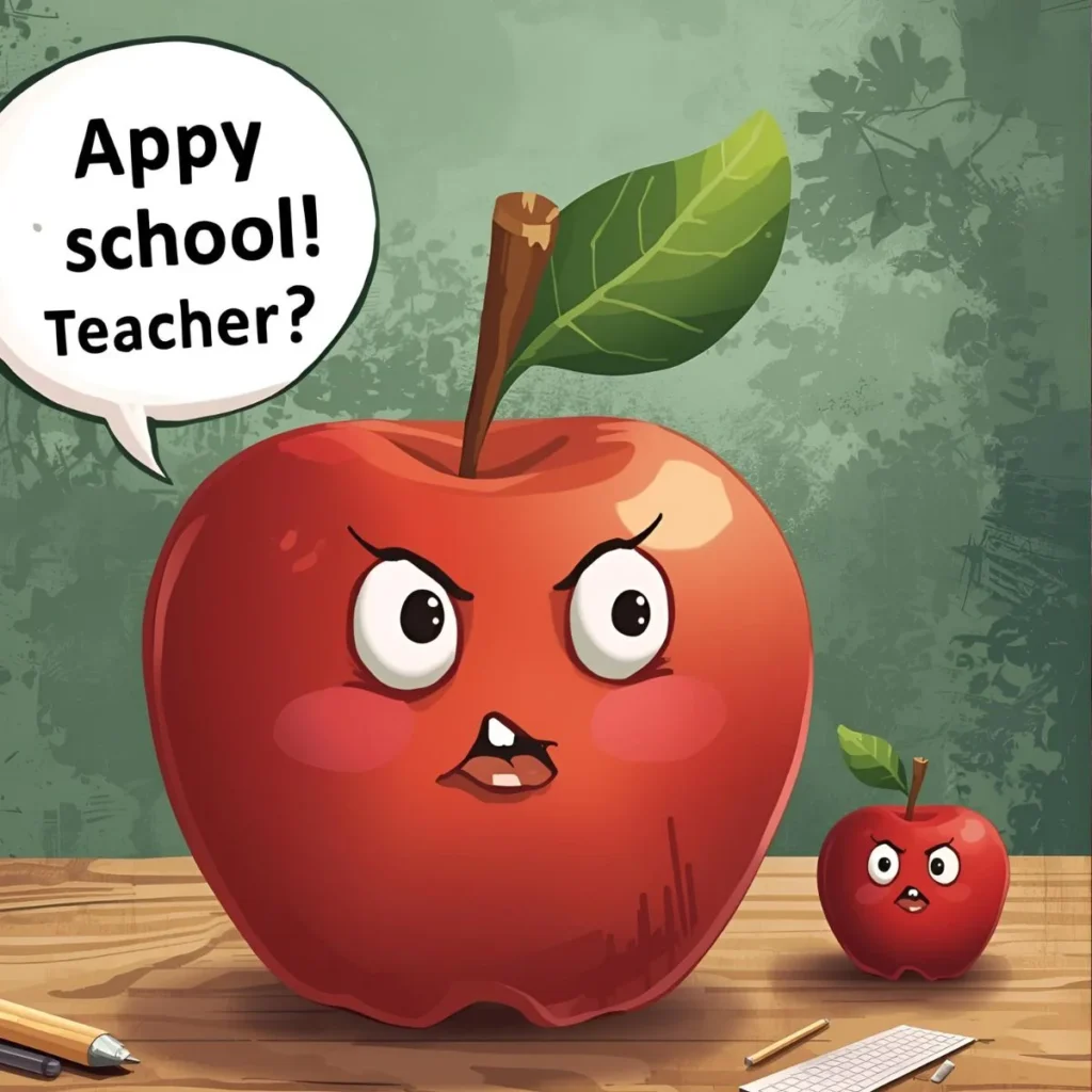 Hilarious Apple Puns for School and Teachers