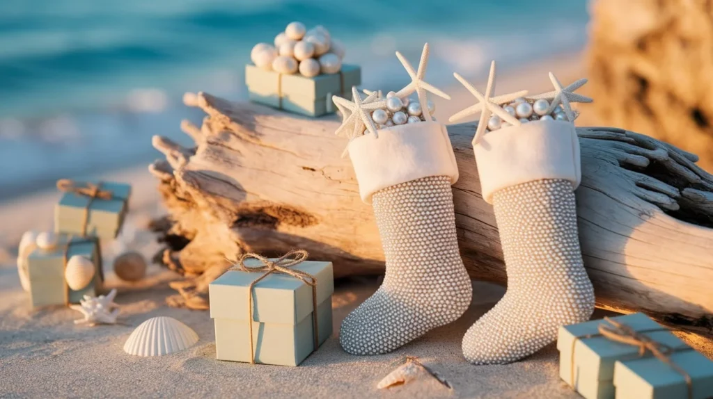 Seashell Stockings and Gifts