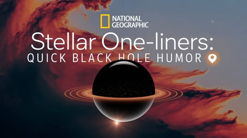 Stellar One-Liners: Quick Black Hole Humor