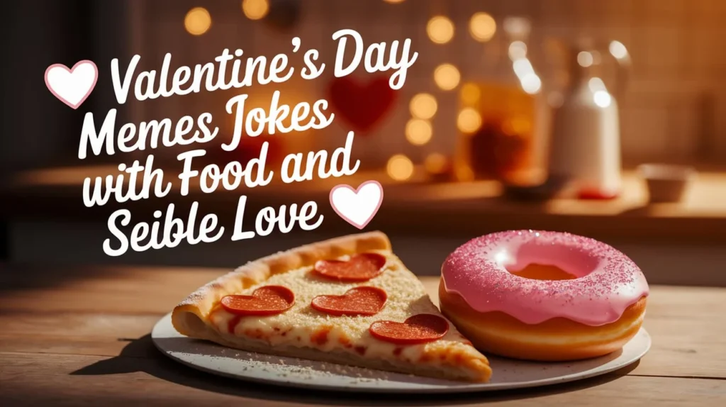 Valentine’s Day Memes Jokes with Food and Sweet Love