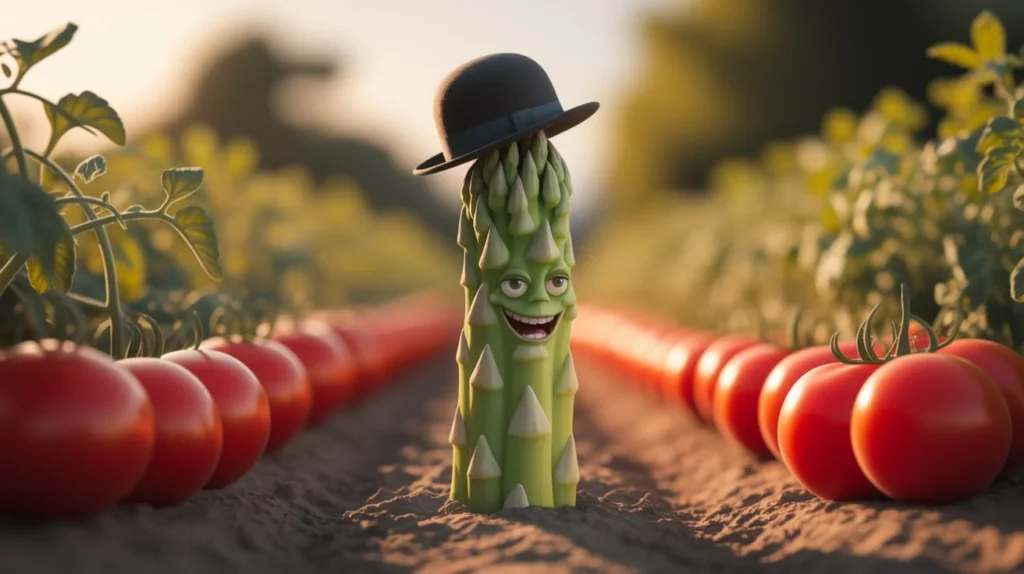 Veggie Wordplay Featuring Asparagus Humor