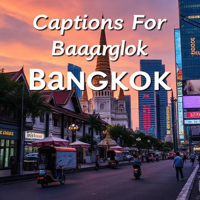 Thailand Captions for Instagram