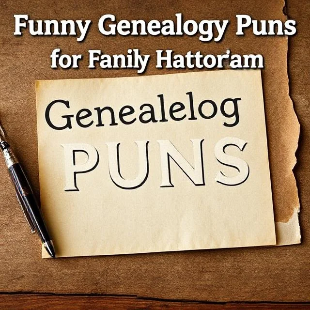 Funny Genealogy Puns for Family Historians