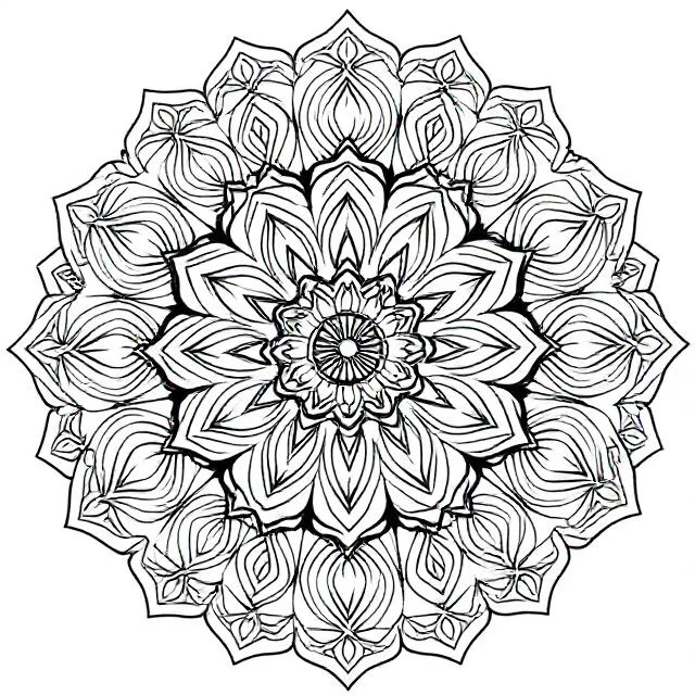 Mindful Mandala Coloring for Relaxation