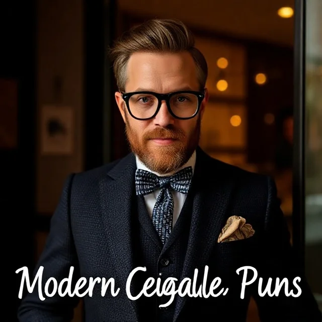 Modern Gentleman Puns