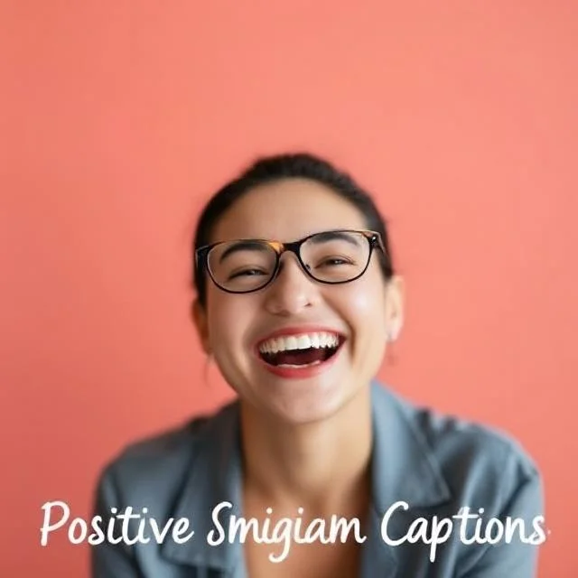Positive Smile Instagram Captions