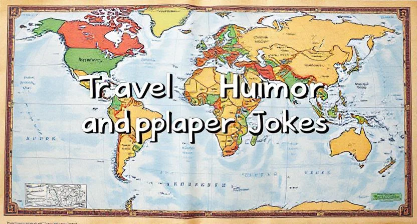 Travel Map Humor and Explorer Jokes