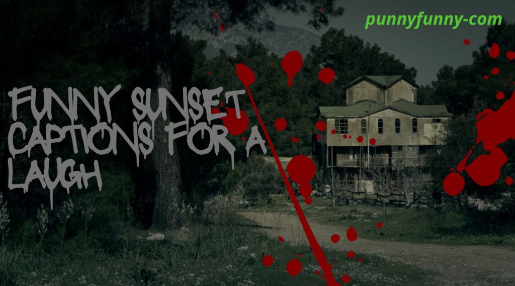 Funny Sunset Captions for a Laugh