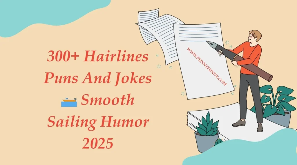 Hairlines Puns And Jokes Smooth Sailing Humor