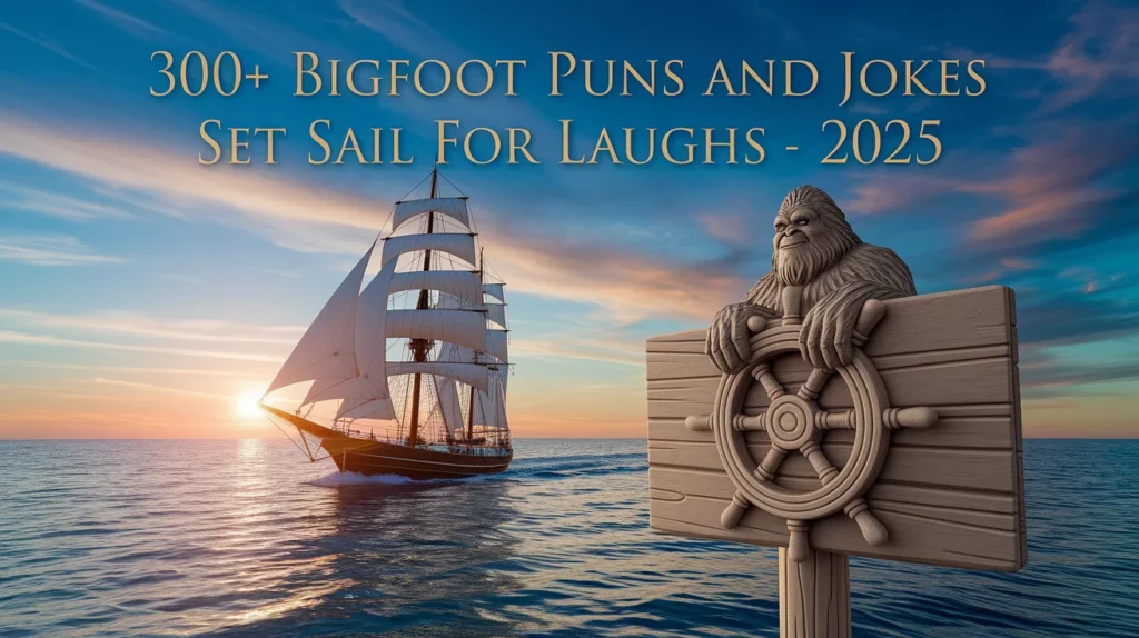 Bigfoot Puns And Jokes Set Sail for Laughs – 2025