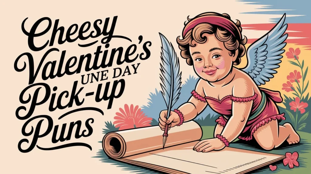 Cheesy Valentine’s Day Pick-Up Line Puns
