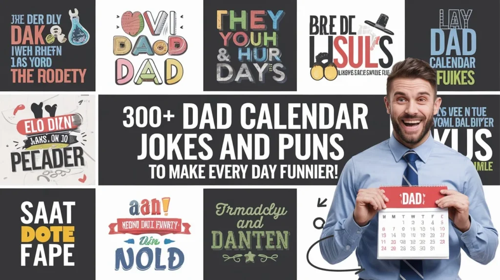Dad Calendar Jokes and Puns to make every day funnier!
