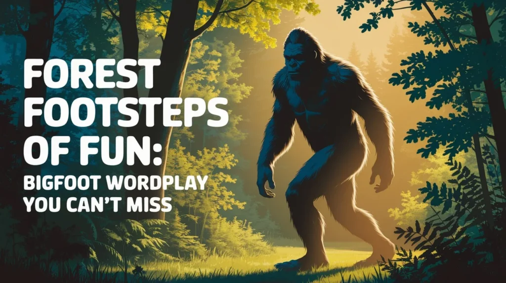 Forest Footsteps of Fun: Bigfoot Wordplay You Can’t Miss