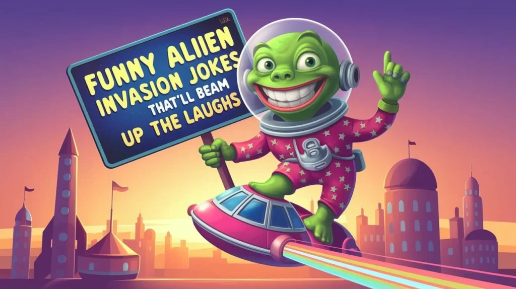 Funny Alien Invasion Jokes That’ll Beam Up the Laughs