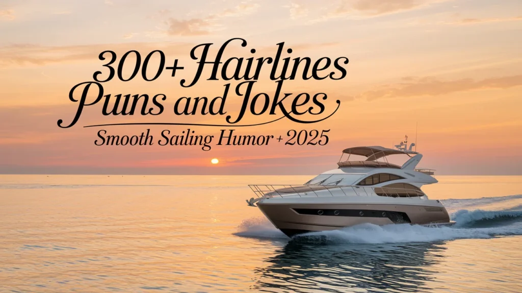 Hairlines Puns And Jokes Smooth Sailing Humor 2025
