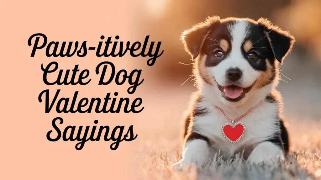 Paws-itively Cute Dog Valentine Sayings ๐พ๐