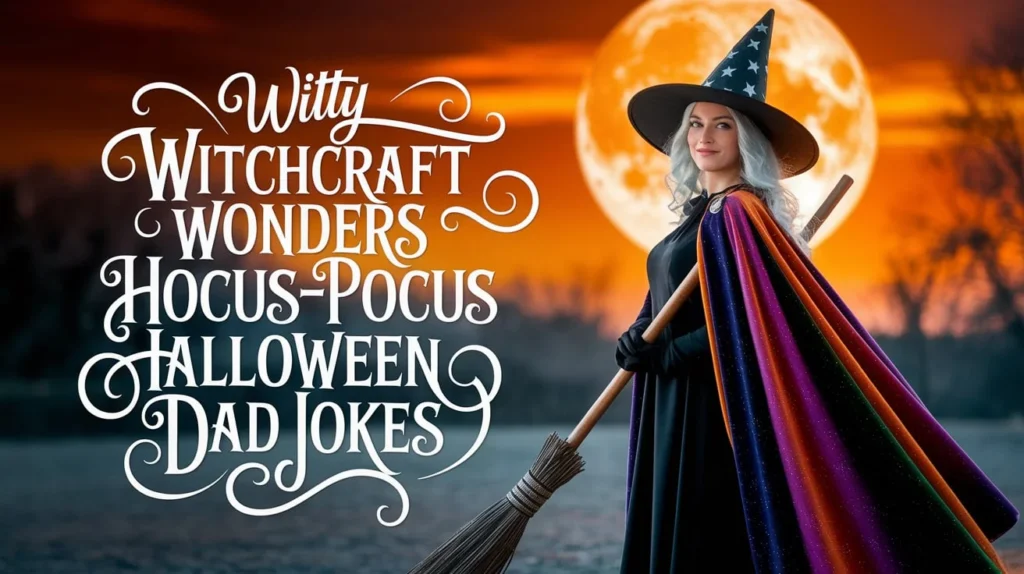 Witty Witchcraft Wonders Hocus-Pocus Halloween Dad Jokes