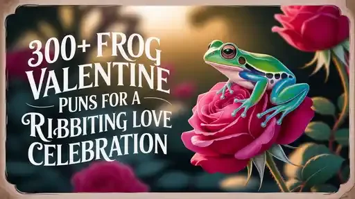 Frog Valentine Puns