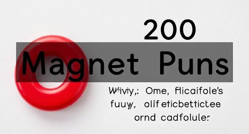 Magnet Puns
