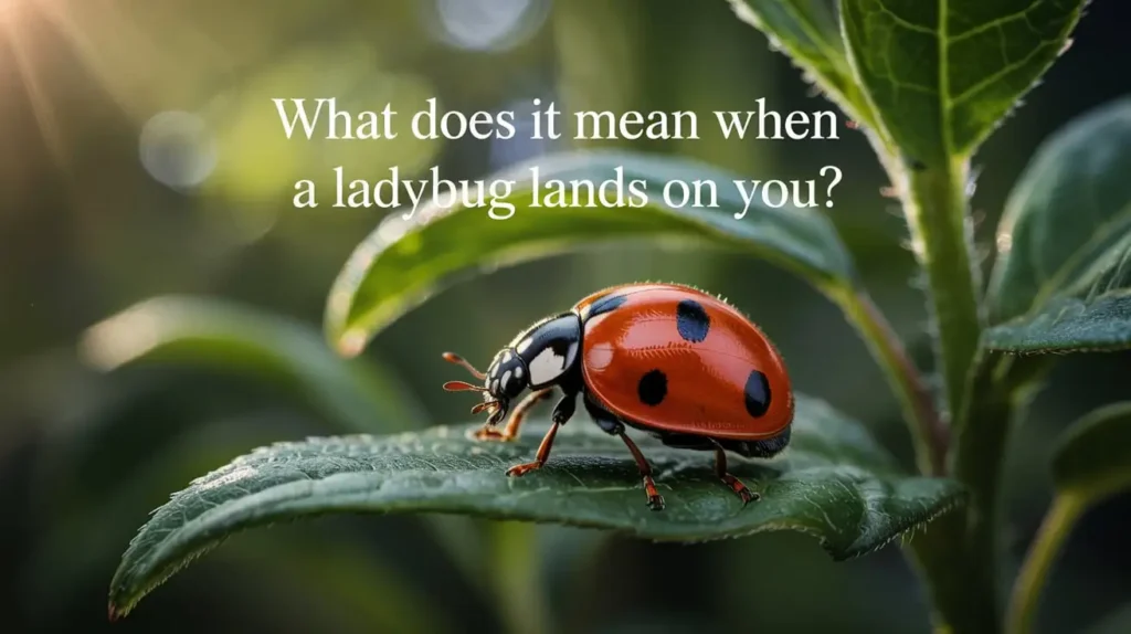 What Does It Mean When a Ladybug Lands on You