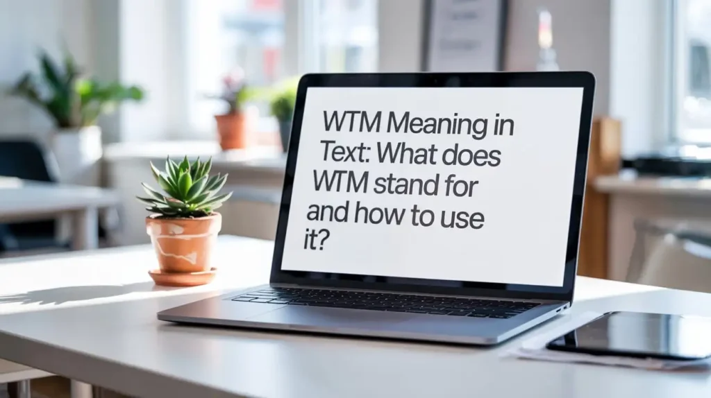 WTM Meaning in Text